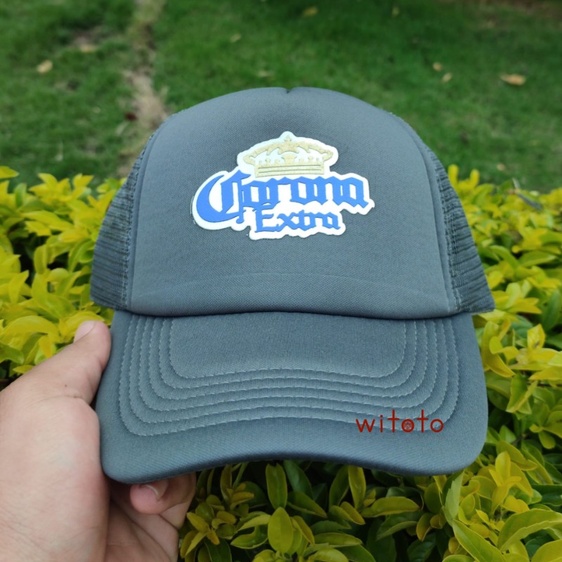 GORRA CORONA EXTRA GRIS